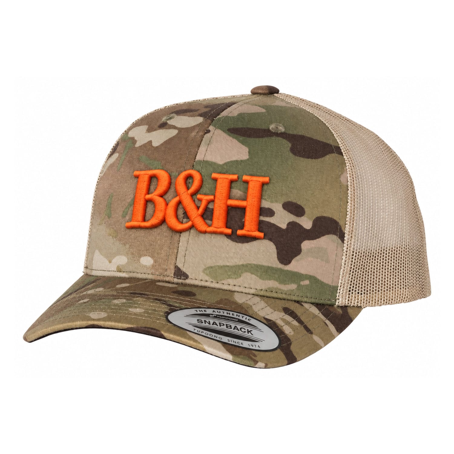 B&H Trucker Cap – Multicam / Tan