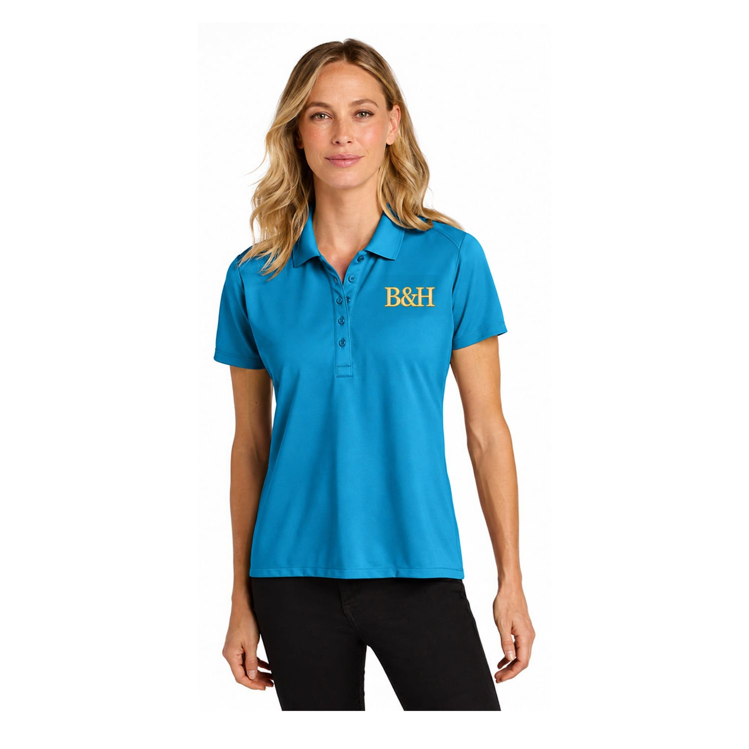 B&H Women's Polo – Blue